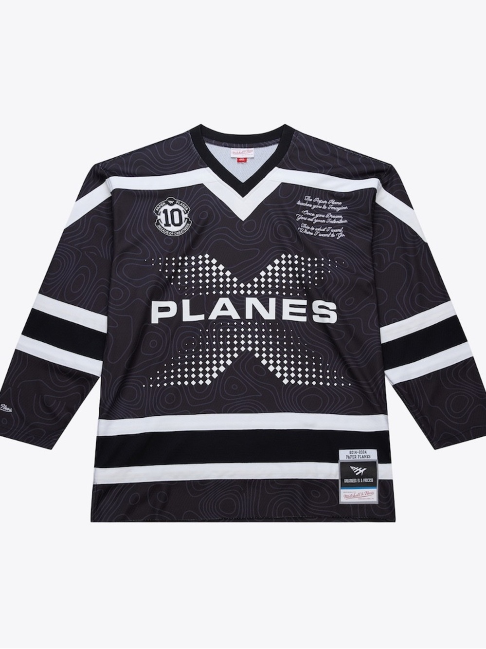 Mitchell & Ness x Paper Planes Year 10 Hockey Jersey